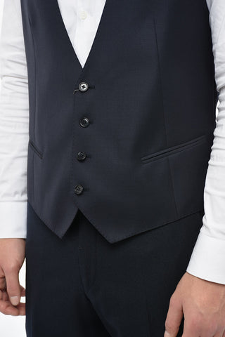 Virgin Wool ACADEMY Vest with Martingale