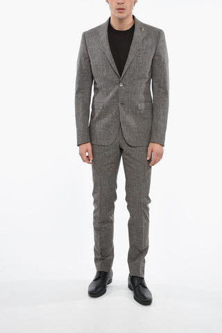CC COLLECTION District Check RESET Cotton Blend Suit