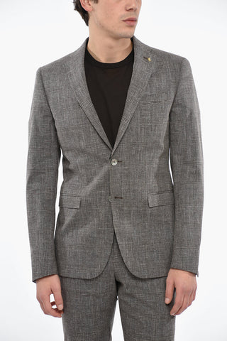 CC COLLECTION District Check RESET Cotton Blend Suit