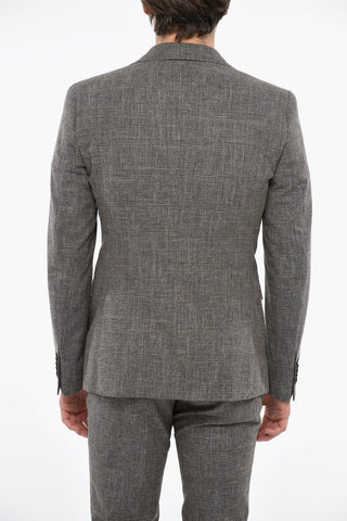 CC COLLECTION District Check RESET Cotton Blend Suit