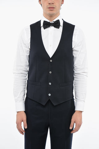 Virgin Wool ACADEMY Vest with Martingale