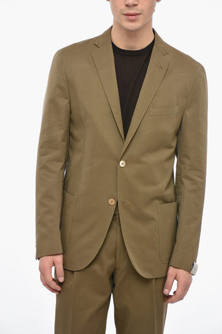 Patch Pocket GATE Cotton Blend Suit