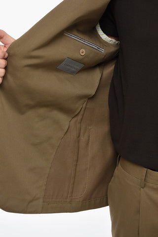 Patch Pocket GATE Cotton Blend Suit
