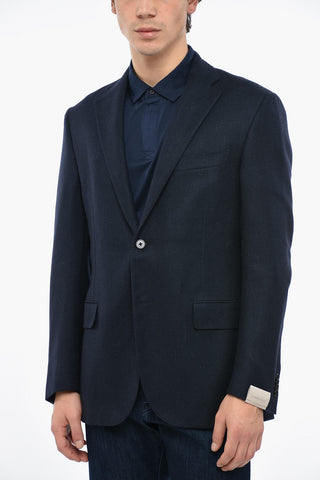 Wool LEADER SOFT Blazer with Flap Pockets