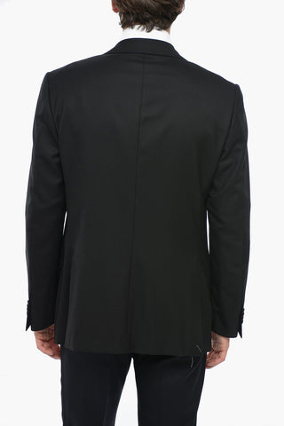 Blazer In Lana Mnonopetto LEADER Foderato Con Tasche Ad Aletta