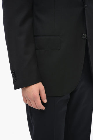 Blazer In Lana Mnonopetto LEADER Foderato Con Tasche Ad Aletta