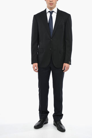 Blazer In Lana Mnonopetto LEADER Foderato Con Tasche Ad Aletta