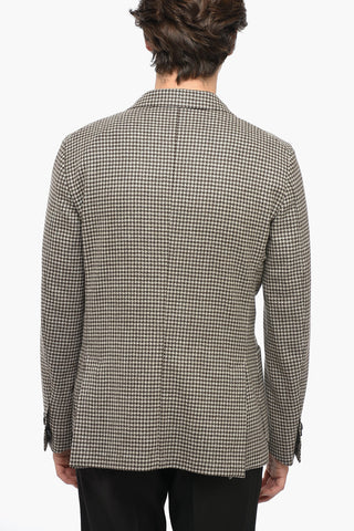 CIRCLE Blazer Sfoderato in Lana Vergine Pied de Poule