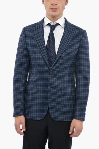 CC COLLECTION Blazer REWARD Monopetto Foderato Con Stampa Check