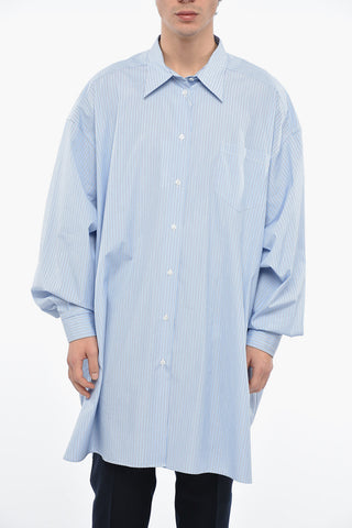 MM4 Camicia UNISEX Oversized con Fantasia a Righe