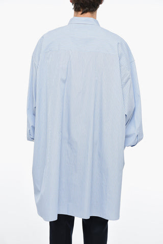 MM4 Camicia UNISEX Oversized con Fantasia a Righe