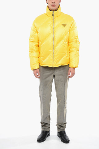 Piumino in Nylon con Zip Frontale