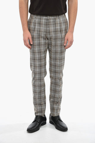 CC COLLECTION Abito 2 Bottoni RESET con Motivo District Check