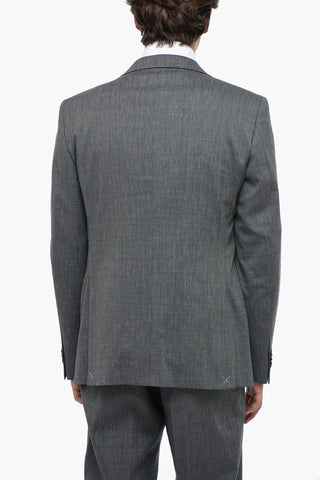 CC COLLECTION Abito REFINED in Misto Lino con Gilet