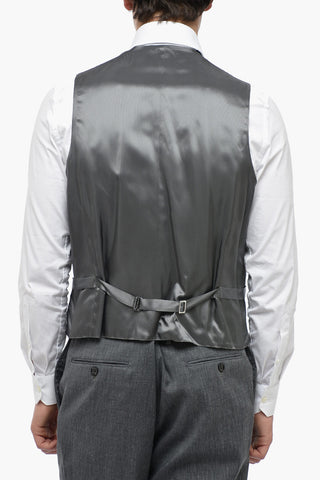 CC COLLECTION Abito REFINED in Misto Lino con Gilet