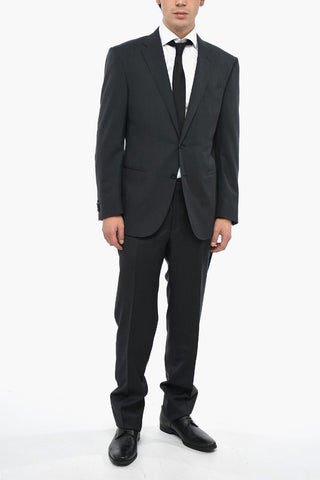 Lined Single Breasted LEADER Wool Blazer With Jetted Pockets