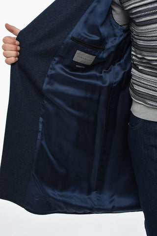 Cappotto In Cashmere Doppiopetto Foderato Con Cintura