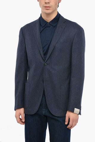 Wool GATE Blazer with Hopsack Pattern