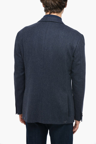 Wool GATE Blazer with Hopsack Pattern
