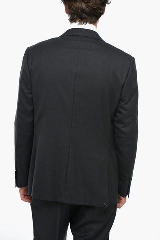 Virgin Wool LEADER Blazer with Flap Pockets