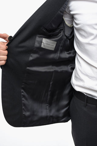 Virgin Wool LEADER Blazer with Flap Pockets