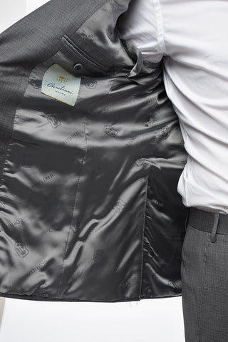SARTORIA Abito Slim Fit in Lana Vergine con Rever Classico
