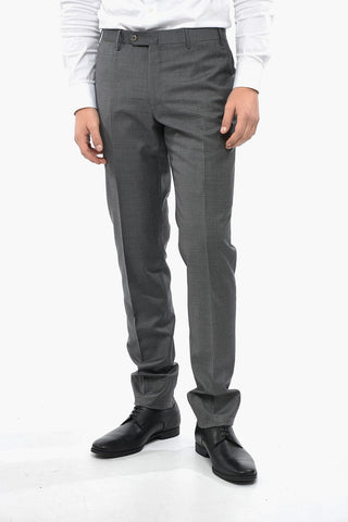 SARTORIA Virgin Wool Slim Fit Suit with Notch Lapel