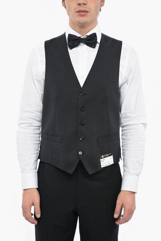 Virgin Wool LEADER Vest with Flush Pockets