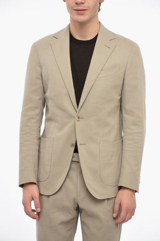 Halflined GATE Suit with Welt Pockets
