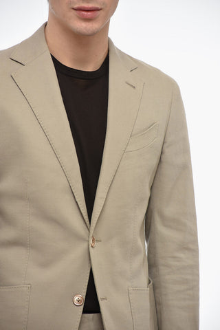 Halflined GATE Suit with Welt Pockets