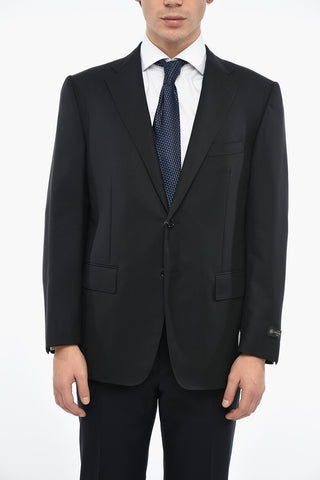 Blazer In Lana Mnonopetto MANTUA Foderato Con Tasche Ad Aletta