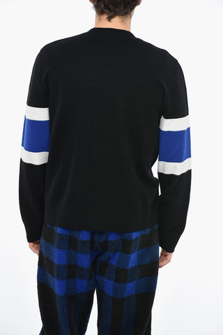Cashmere Blend Sweater with Terry Logo
