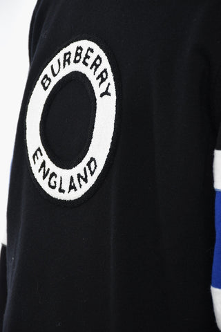 Cashmere Blend Sweater with Terry Logo