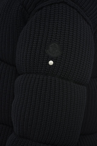 6 GENIUS 1017 ALYX 9SM Solid Color Knitted Down Jacket
