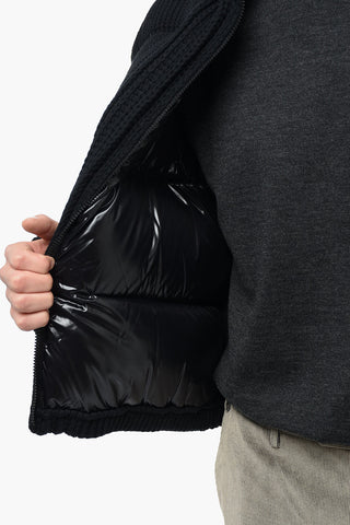 6 GENIUS 1017 ALYX 9SM Solid Color Knitted Down Jacket