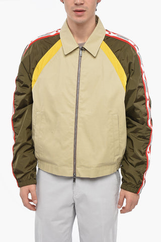 Bomber SPORT HYBRID TAPE con Maniche in Nylon a Contrasto