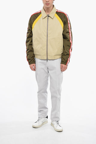 Bomber SPORT HYBRID TAPE con Maniche in Nylon a Contrasto