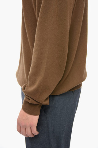 Pullover in Puro Cashmere con Collo a V