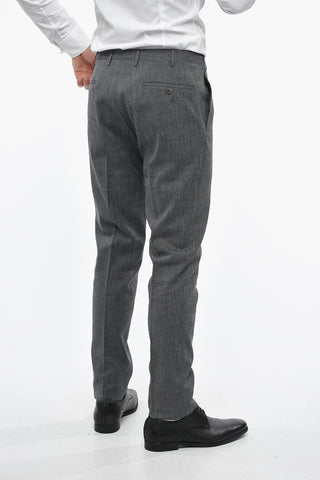 CC COLLECTION Peak Lapel RESET CERIMONIA Pin Check Suit