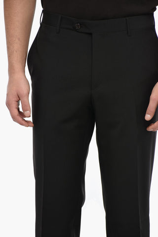 Pantaloni In Lana Vergine Regular Fit