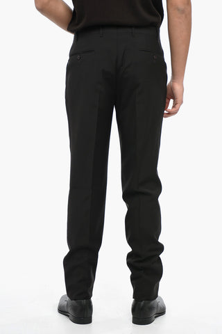Pantaloni In Lana Vergine Regular Fit