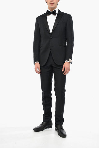 Abito Jacquard CERIMONIA ACADEMY con Rever in Satin