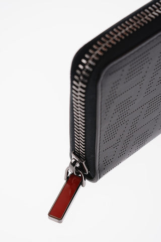 Perforated Leather M PANETTONE Wallet