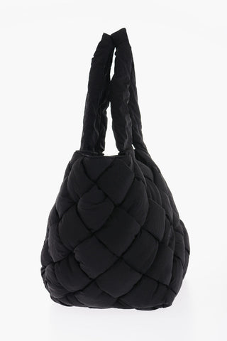 Braided Fabric Tote Bag with Matched Pouch
