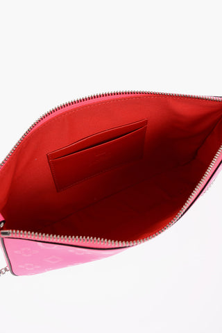 leather LOUBILA Shoulder Bag with All-Over Monogram