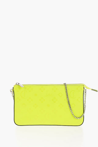 Fluo-Effect Leather LOUBILA Shoulder Bag with All-Over Monogram