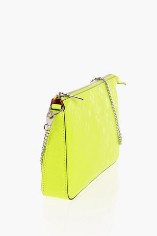 Fluo-Effect Leather LOUBILA Shoulder Bag with All-Over Monogram