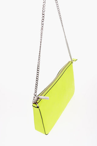 Fluo-Effect Leather LOUBILA Shoulder Bag with All-Over Monogram