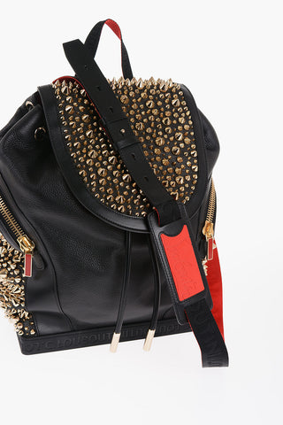 Zaino EXPLORAFUNK in Pelle Martellata con Borchie