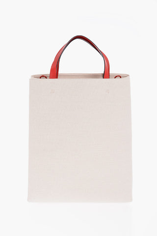 GARAVANI Two-Tone Tote Bag with Logo Plaque